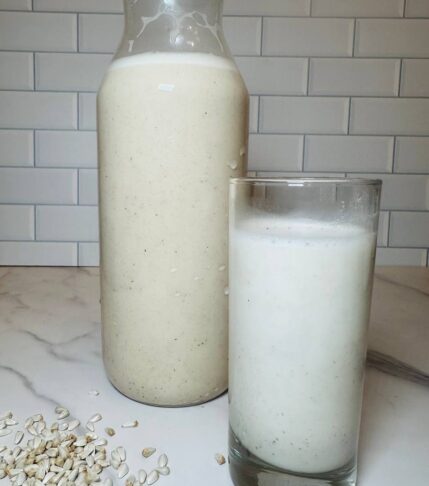 Homemade Sunflower Milk