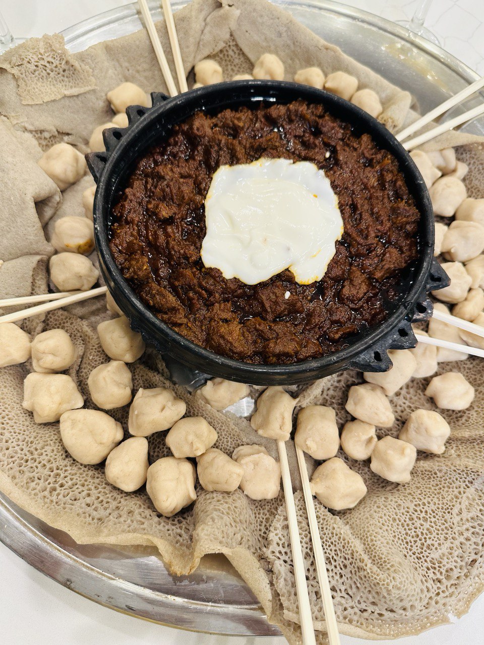 Tihlo traditional ethiopian dish