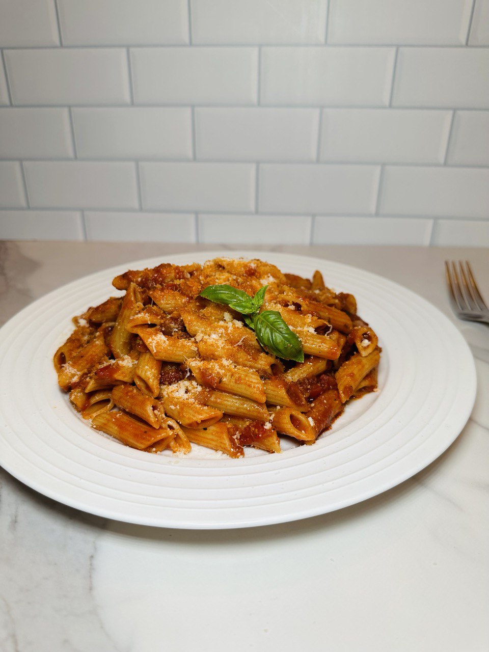 Spicy Penne Arrabbiata with Berbere spice