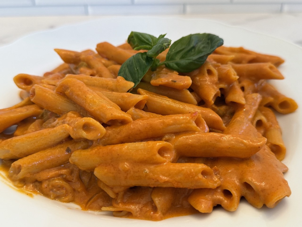 Spicy Chickpeas Penne Pasta